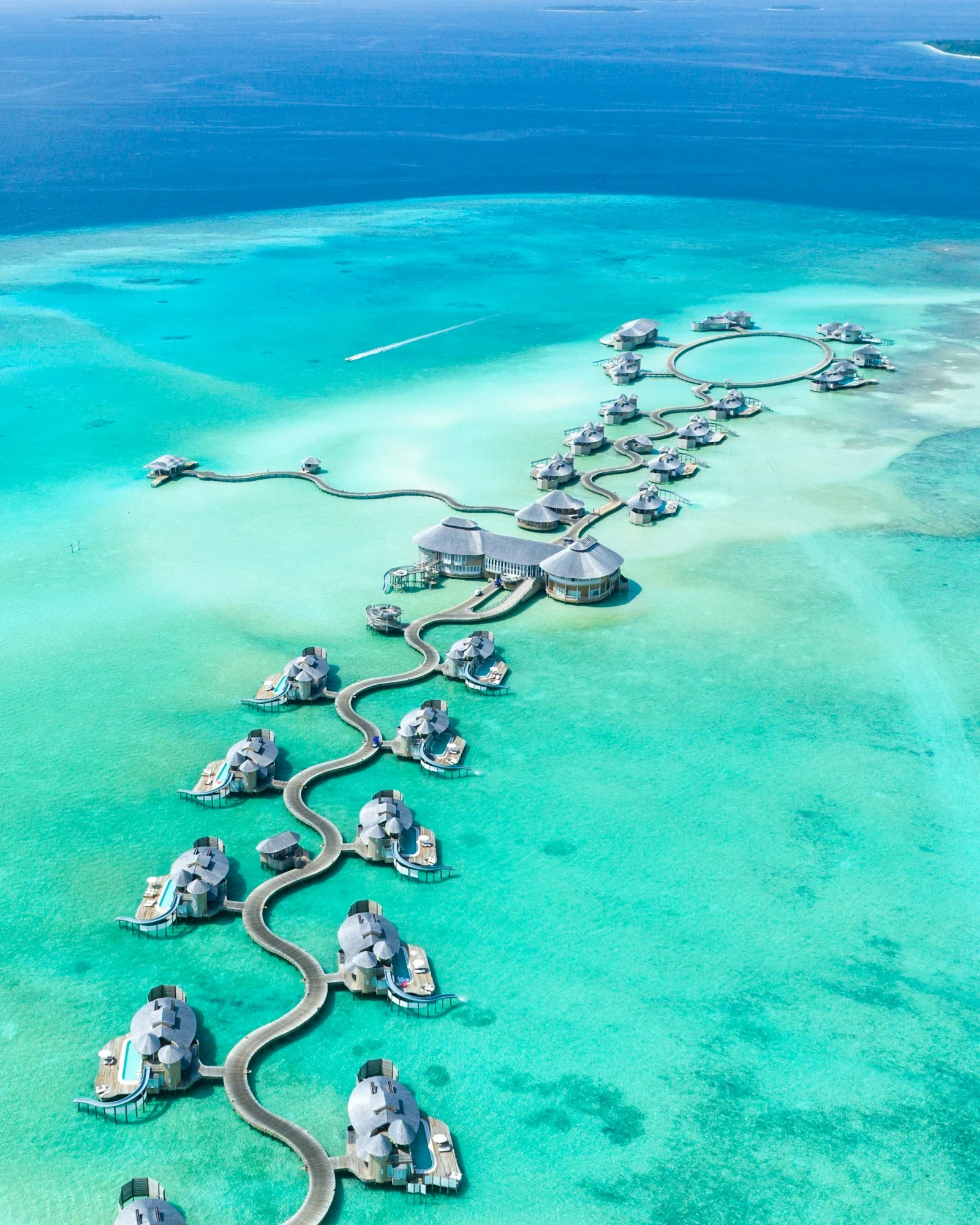 Maldives over-water villas